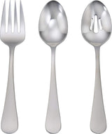 Liberty Tabletop Annapolis 43 Piece Flatware Set Service for 8 Includes 3pc Serving Set Mirror (Bright) Finish MADE IN USA