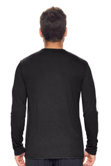 Expert Brand USA-Made Men's TriTec Activewear Performance Long Sleeve Crewneck Shirt