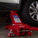 AL2300 Floor Jack 3 Ton - Professional Heavy Duty Hydraulic Car Truck SUV Service Jack, Red