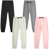Sweet Hearts Girls' Sweatpants - 4 Pack Super Soft Athletic Performance Jogger Pants: Made in USA (7-16)