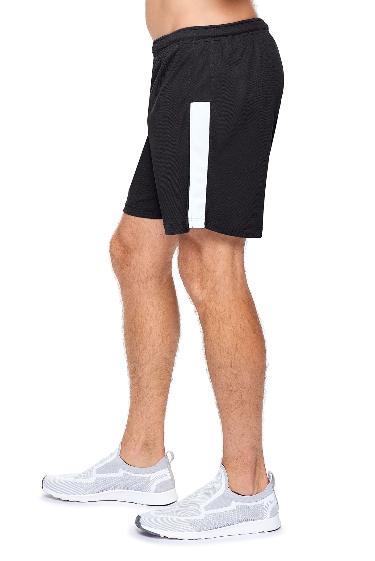 Expert Brand USA-Made Men's Oxymesh Dry Fit Premium Athletic Shorts with Briefs