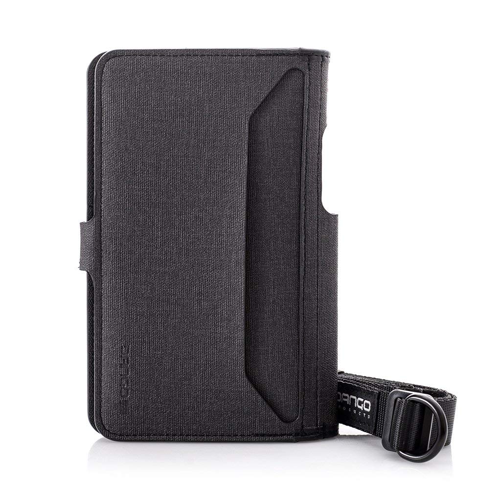 Dango Slim Minimalist Wallet & Document Holder for Men - Dtex Water Resistant - Bifold, Black
