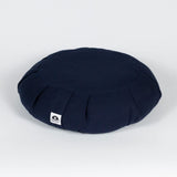 Meditation Cushion, Round, Buckwheat Husk Filled, Floor Pillow or Cushions, Yoga Seat, Zafu, Made in the USA