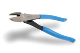 Channellock 447 GIDDS2-821226 Curved Jaw Diagonal Cutting Plier Grey/Blue, 7.5-Inch Curved Diagonal