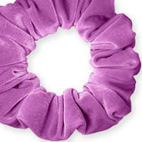 Velvet Scrunchies Jumbo Size Plush Big Ponytail Holders Thick Braided Locked Hair Big Made in the USA Green Pine