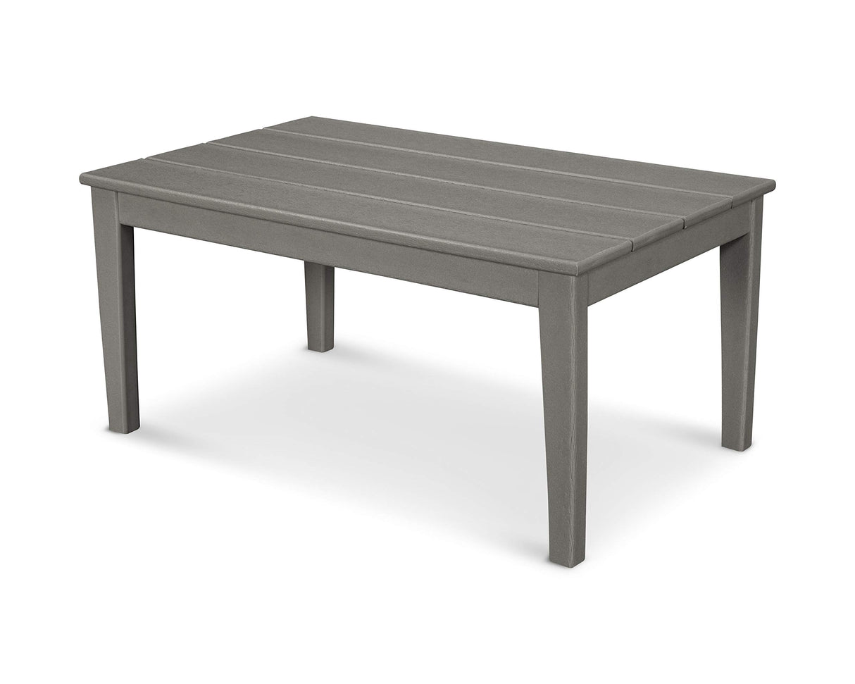 POLYWOOD® Newport 22" x 36" Coffee Table, White