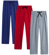 Sweet Hearts Girls' Sweatpants - 3 Pack Active Fleece Open Bottom Sweatpants - Casual Performance Pants: Made in USA