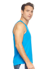 Expert Brand USA-Made Men's Drimax Active Sleeveless Muscle Shirt for Training Gym Hiking Workout