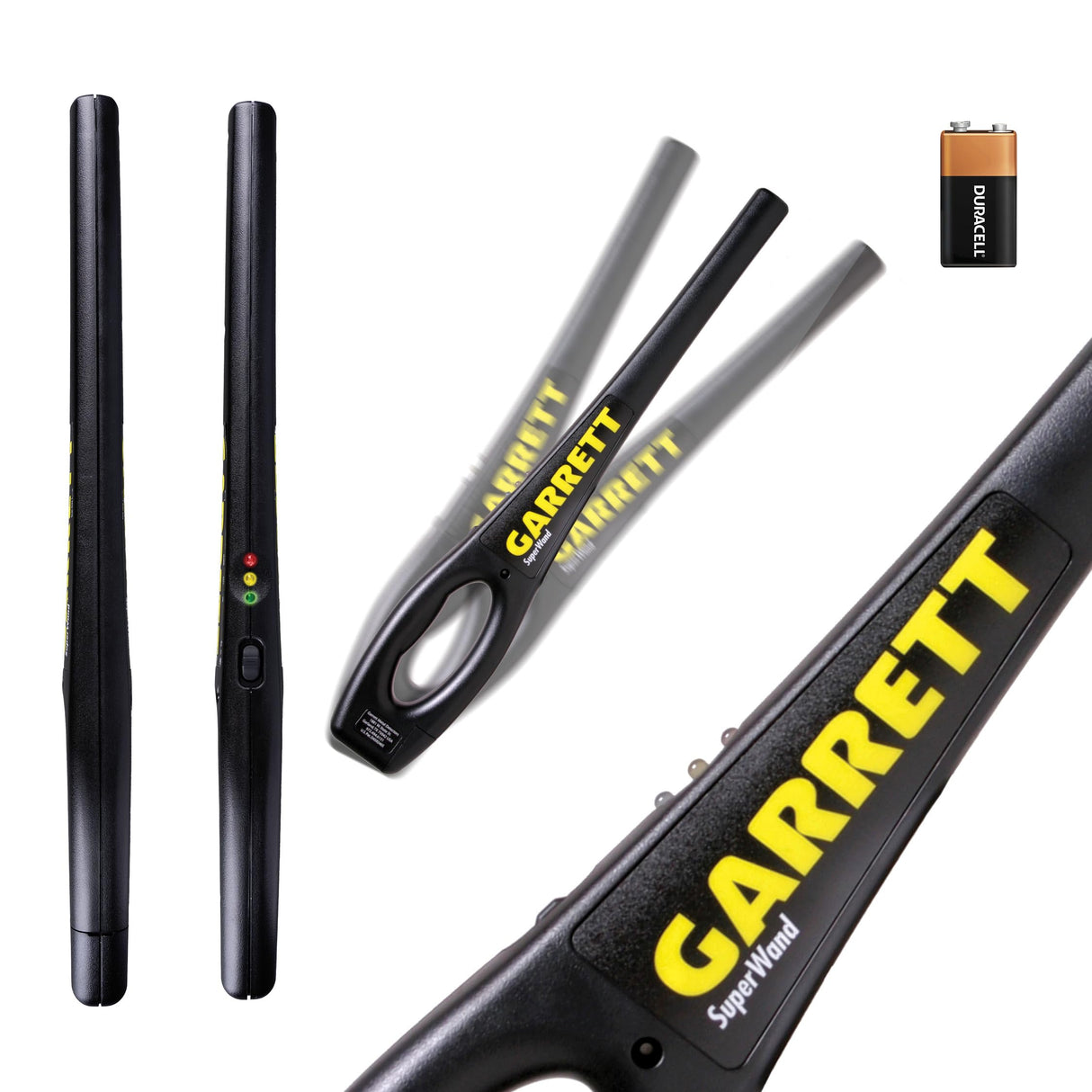 Garrett SuperWand Metal Detector for Adults Professional, Made in The USA, Security Wand, Scans All Metals