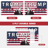 TRUMP 2024 Flag 3x5 outdoor made in usa Double Sided 3ply Make America Great Again Heavy Duty PresidentTrump Flags 2024 for Indoor Outdoor Decorations