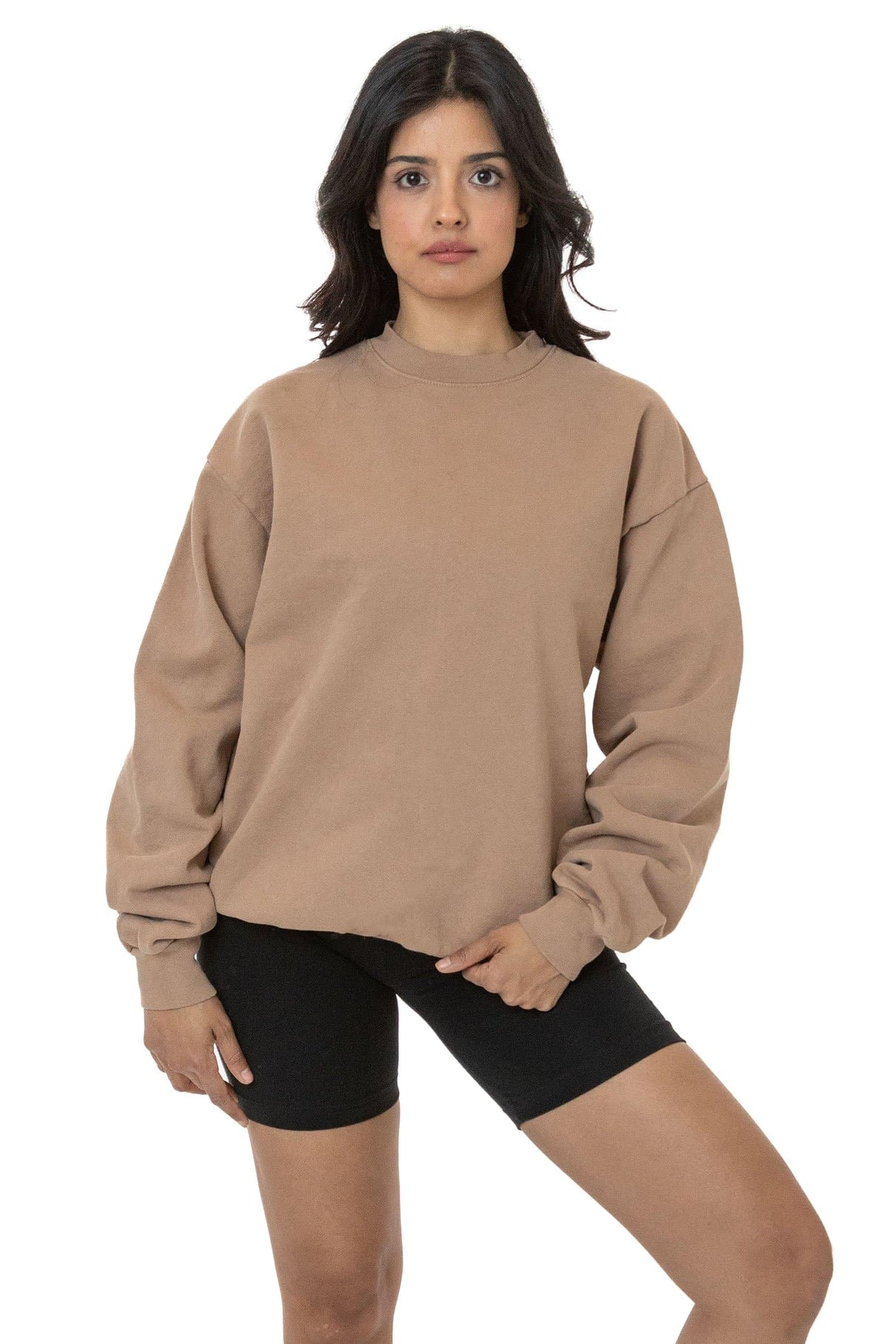 Los Angeles Apparel Heavy Fleece Crewneck Sweater (Garment Dye 2)