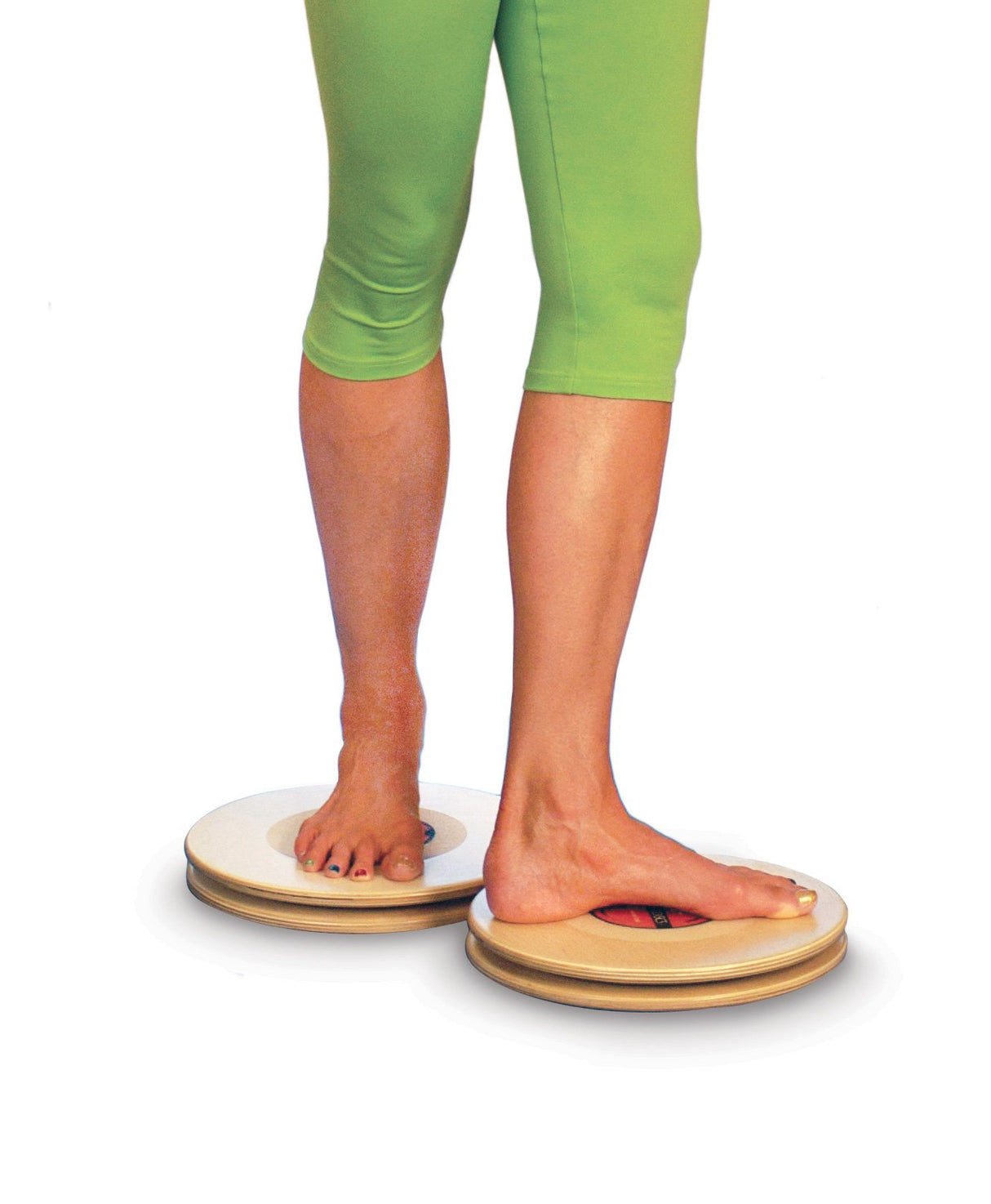 OPTP Pro Rotating Discs (Pair) – 11” Wooden Rotator Discs for Strength and Balance Training, Use as Pilates Discs, a Twist Board for Exercise or Core Workout, and Range of Motion - Made in the USA