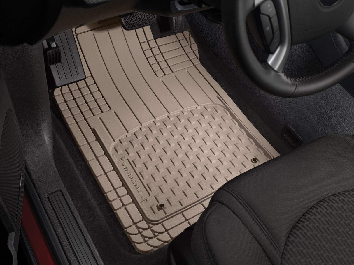 WeatherTech Semi Universal All Weather and Vehicle Trim to Fit Floor Mats - 4-Piece Set Black