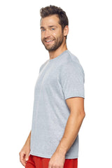 Expert Brand USA-Made Men's Activewear Short Sleeve Natural-Feel Jersey Crewneck T-Shirt