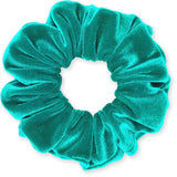 Velvet Scrunchies Premium Plush Soft Ponytail Holder Made in the USA Black