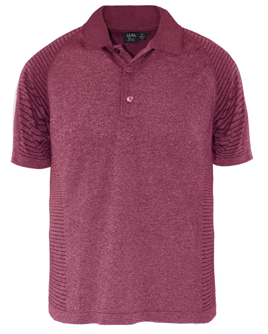 Akwa Men's Body Mapping Polo Made in USA