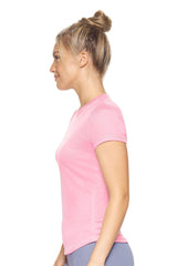 Expert Brand USA-Made Women's Drimax Dry Fit Short Sleeve Athletic T-Shirt