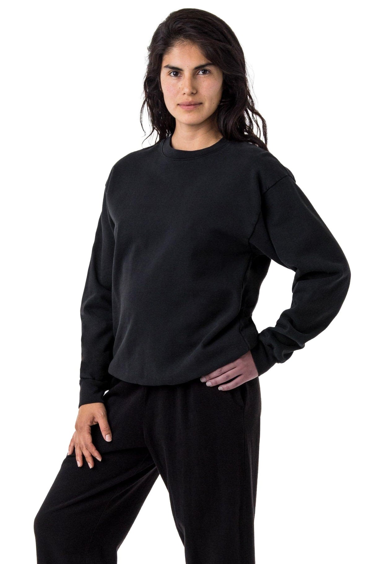 Los Angeles Apparel Heavy Fleece Crewneck Sweater (Garment Dye 2)