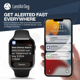 LandAirSea 54 GPS Tracker & Waterproof Hardwire Power Adapter - Global Tracking - Subscription is Required