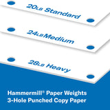 Hammermill Printer Paper, 20 Lb Copy Paper, 8.5 x 11 - 3 Ream (1,500 Sheets) - 92 Bright, Made in the USA, 500 Count (pack of 3)