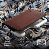 Dango Slim Minimalist Wallet for Men - RFID Blocking - Leather