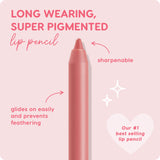 Colourpop Lippie Lip Pencil - High-Pigment, Long-Lasting Lip Liner - Sharpenable Lip Liner Pencil for High-Impact Lip Color - Vegan, Cream Formula with Precise Application - BFF 2 (0.04 oz)