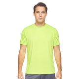 Expert Brand USA-Made Men's Oxymesh Crewneck Short Sleeve Active T-Shirt for Sports Hiking Running Gym