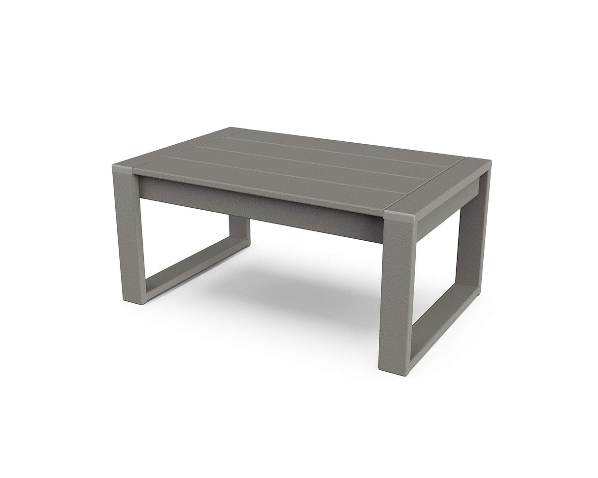 POLYWOOD® Edge Coffee Table, White