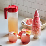 Takeya Patented and Airtight Pitcher Made in the USA, BPA Free Food Grade Tritan Plastic, 2 qt, Avocado