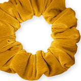 Velvet Scrunchies Jumbo Size Plush Big Ponytail Holders Thick Braided Locked Hair Big Made in the USA Green Pine
