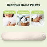 Sleeping Bean 66" 100% Organic - Kapok with Cover - Organic White 500T
