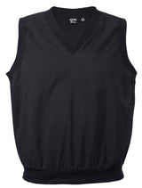 Akwa Made in USA Men's Microfiber Water Repellent V-Neck Pullover Golf Vest
