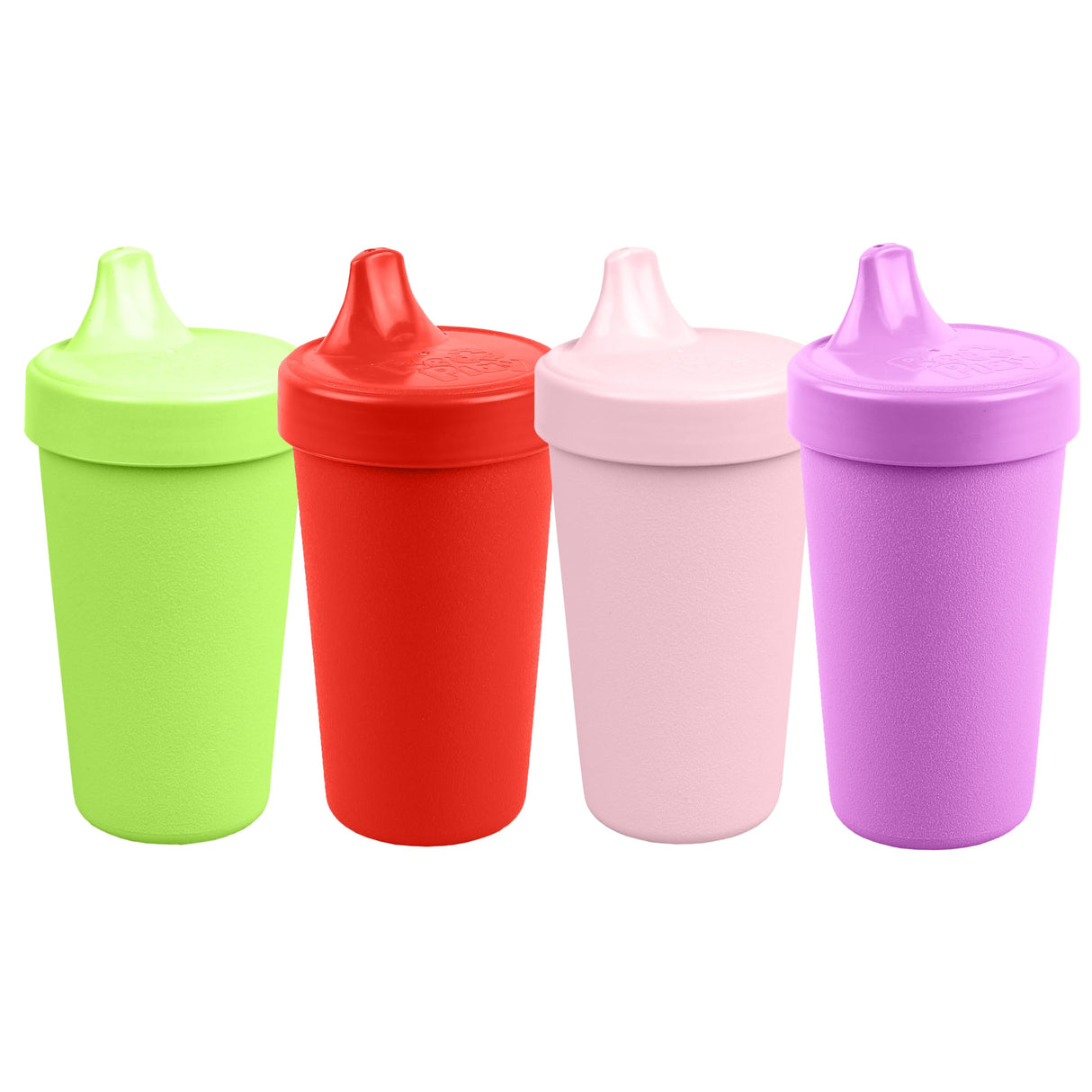 Re-Play Made in USA 10 Oz. Sippy Cups for Toddlers, Pack of 4 - Reusable Spill Proof Cups for Kids, Dishwasher/Microwave Safe - Hard Spout Sippy Cups for Toddlers 3.13" x 6.25", Desert Roses