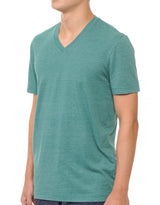 YURO-K Men's Short Sleeve V-Neck T-Shirt Premium Cotton Classic Short Sleeve V-Neck T-Shirt