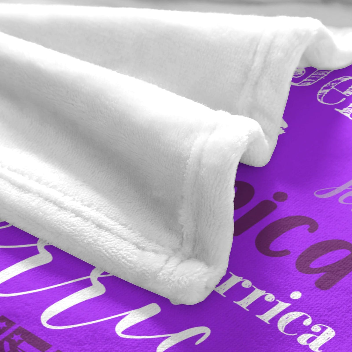Custom Blanket with Name, Soft Cozy Personalized Name Blankets for Kids, Girls, Boys, Adults, Customized Christmas Blanket for Women, Men, Newborn, New Mom, Red Colors, Made in USA
