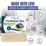 Pyrithione Zinc Soap Bar for Face & Body, 4oz | Medicated 2% ZnP Bar Soap Skin Therapy Cleanser for Acne, Rosacea, Eczema, Dermatitis, Psoriasis, Itching | Cleansing, Calming Facial Wash Made in USA