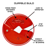 Micro Gainz Dumbbell Fractional 1.25lb Weight Plate, Ideal for Micro Loading, (Choose Color) 2 Piece Fractional Weight Plates, Designed for Dumbbell Training, Made In USA
