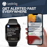 LandAirSea 54 GPS Tracker + 6-Months No Subscription. Long Battery, Magnetic, & Waterproof. Global GPS Tracker for Vehicles. Made in The USA from Domestic & Imported Parts