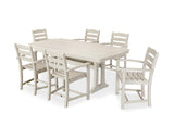 POLYWOOD® Dining Set, Slate Grey