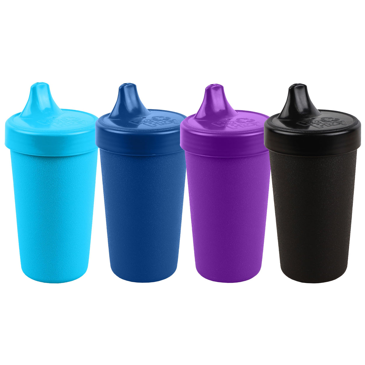 Re-Play Made in USA 10 Oz. Sippy Cups for Toddlers, Pack of 4 - Reusable Spill Proof Cups for Kids, Dishwasher/Microwave Safe - Hard Spout Sippy Cups for Toddlers 3.13" x 6.25", Desert Roses