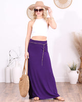 Popana Womens Long Maxi Skirt - Made in USA Long Skirts for Women Trendy - Casual Convertible Sundress Plus Size Maxi Skirt