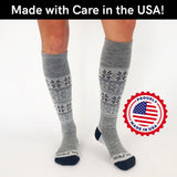 Alpaca Ski Socks – Men Warm Wool Sock, Women Skiing, Snowboarding