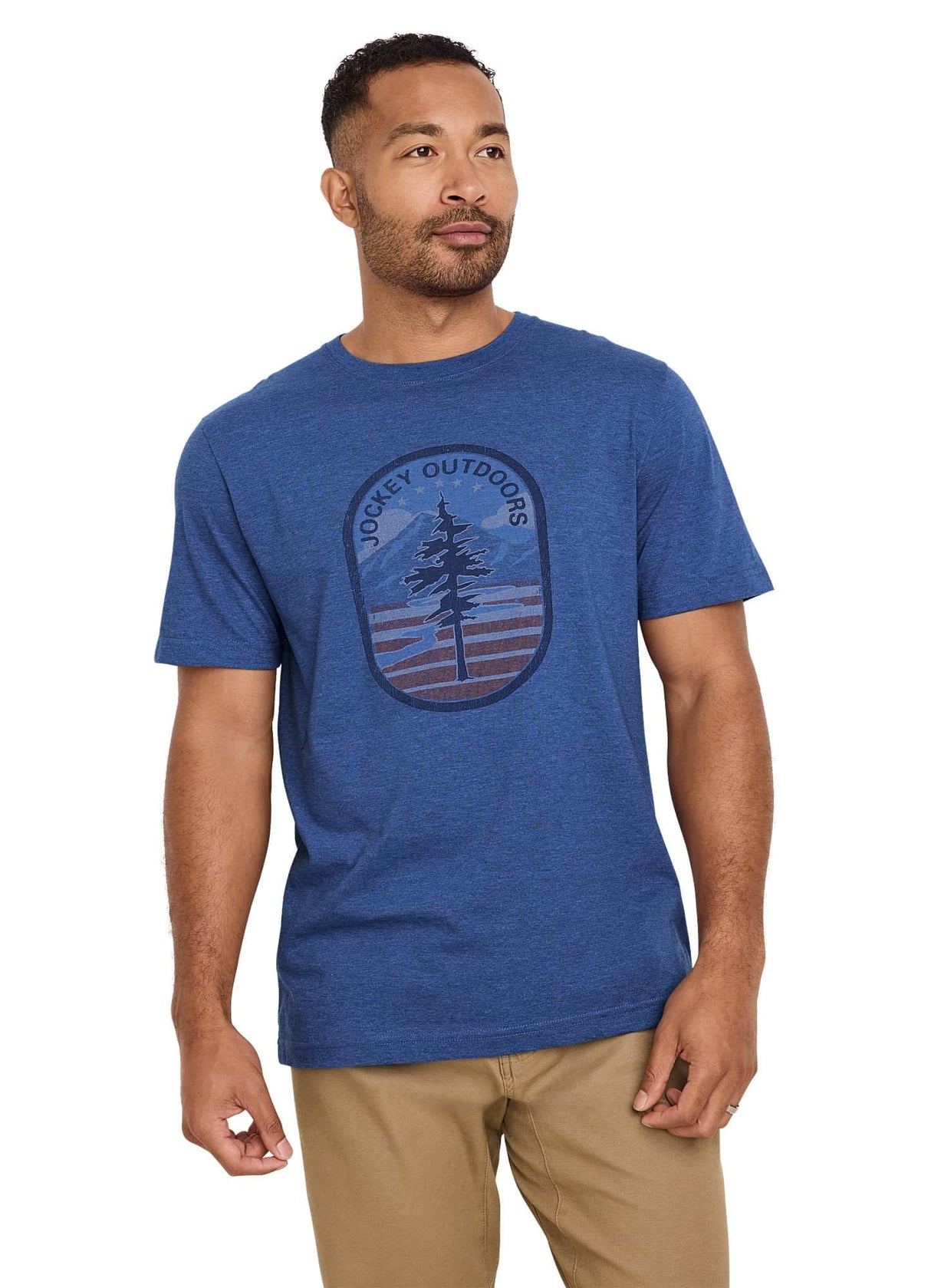 Jockey Men's Casualwear Outdoors Heritage Graphic Short Sleeve T-Shirt