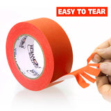 Gaffer Power Proudly Made in The USA, Real Professional Grade Gaffer Tape, Heavy Duty Gaffers Tape, Non-Reflective, Multipurpose. 2 Inches x 30 Yards, Black