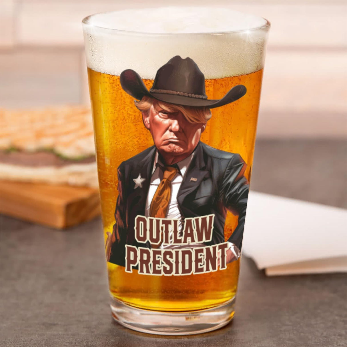 Funny Gift for Dad from Daughter, Son - Dad Gifts - Birthday Gifts for Dad - Dad Birthday Gift Ideas - Cool Gifts for Dad - Present for Dad 16 oz Pint Glass Beer Glass