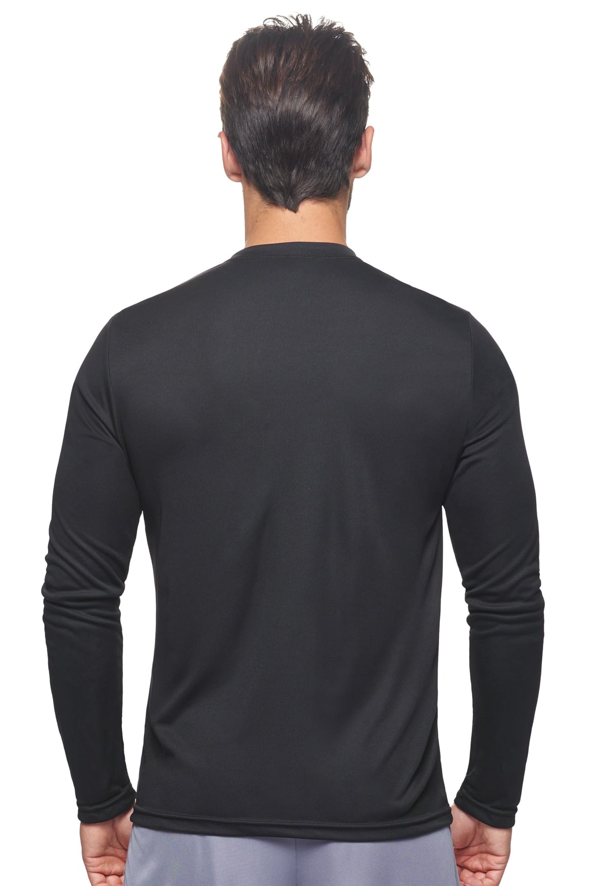 Expert Brand USA-Made Men's Drimax Long-Sleeve Active Shirt for Training Gym Hiking Workout