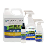 Disinfectant, Cleaner, and Deodorizer For Sports Equipment, Gyms, and Fitness Centers - Mixed Pack - 16 Oz Bottle and 32 Oz Bottle Disinfecting Spray Pack