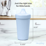 Re-Play Made in USA 10 Oz. Sippy Cups for Toddlers, Pack of 4 - Reusable Spill Proof Cups for Kids, Dishwasher/Microwave Safe - Hard Spout Sippy Cups for Toddlers 3.13" x 6.25", Desert Roses