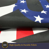 Homissor Trump Flag Made in USA 2024 Trump Flags 3x5 Outdoor Double Sided Donald Trump 2024 Take America Back for Outside