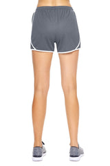 Expert Brand USA-Made Women's Oxymesh Dry Fit Athletic Running Shorts